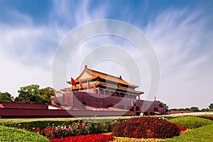 å¤©å®‰é—¨åŒ—äº¬æ•…å®«åŸŽé—¨ã€ä¸­å›½å›½å®¶è±¡å¾ã€‚Tiananmen Square, the Forbidden City gate of Beijing, the national symbol of Ch